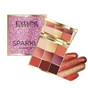 Paleta de farduri Eveline Cosmetics Sparkle, 19.8 g