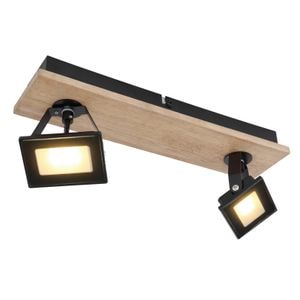 Proiector iluminat LED, Clasa protectie II, Flux 420 lm, 5 W, 230 V, Clasa energetica A, 33x8x11cm, Negru