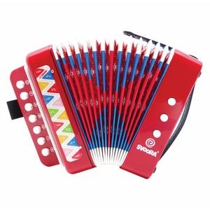 Acordeon Svoora, 14 note, +5 ani, rosu