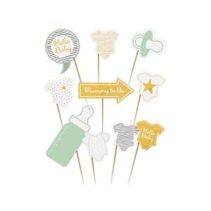 Accesorii foto hartie/carton - Hello Baby, 9913160, set 10 bu