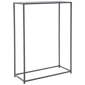 Consola living LANDSCAPE, metal, 75 x 30 x 100 cm, negru