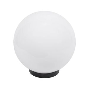 Aplica exterior Erste Moonlit, D 30 cm, 1xE27, 40W, IP44, rezistenta la umiditate, protectie UV, alb