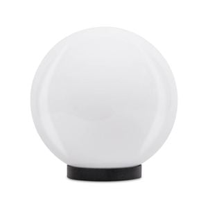 Aplica exterior Erste Moonlit, D 40 cm, 1xE27, 40W, IP44, rezistenta la umiditate, protectie UV, alb