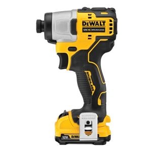 Masina de insurubat cu impact, 165 Nm, 1/4", cu acumulator 12V, 2x2.0Ah, incarcator si cutie TSTAK, DeWALT