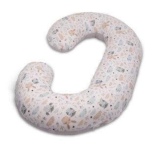 Perna gravide mutifunctionala Kidizi Casia Forest Friends cu husa bumbac detasabila