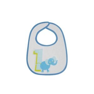 Set 7 bavete, Lorelli,small, bumbac, inchidere cu arici, Boy