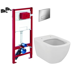 Set vas WC Schell, Ideal Standard Tesi AquaBlade, capac softclose, alb