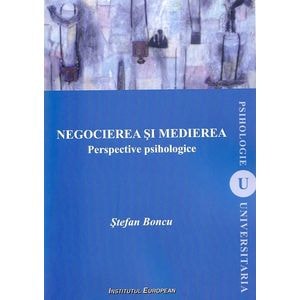 Negocierea si medierea - Stefan Boncu