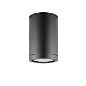 Plafoniera exterior Inspire Aria, 1xGU10, 28W, aluminiu, rezistent la intemperii, IP54, negru