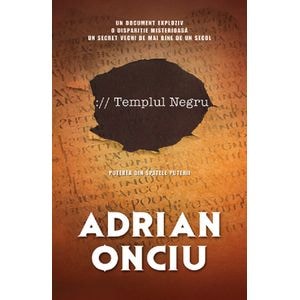 Templul negru - Adrian Onciu