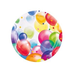 Farfurii petrecere 23 cm Balloons, set 8 buc -  A9900320-66