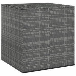 Lada depozitare gradina VIDAXL, ratan PE, 100 x 97 x 104 cm, gri