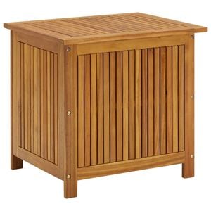 Lada de depozitare gradina, vidaXL, 60x50x58, lemn masiv de acacia, Maro