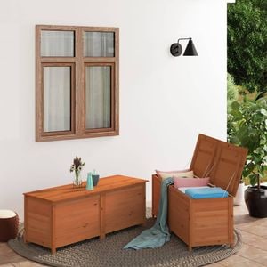 Cutie de perne de exterior , vidaXL, 150x50x56 , lemn masiv brad, 