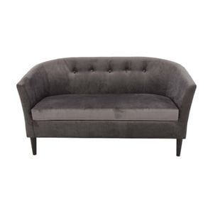 Canapea, Sani Sonata 2S, 141 x 66 x 78 cm, Gri inchis