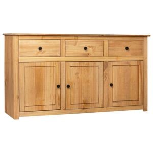 Servanta, vidaXL, 135x40x80 cm, lemn masiv pin, gama Panama