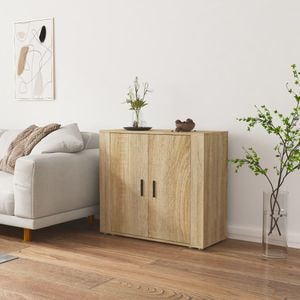 Servanta, vidaXL, stejar sonoma, 80x33x70 cm, lemn compozit