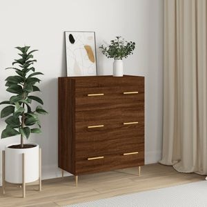 Servanta, vidaXL, stejar maro, 69,5x34x90 cm, lemn prelucrat