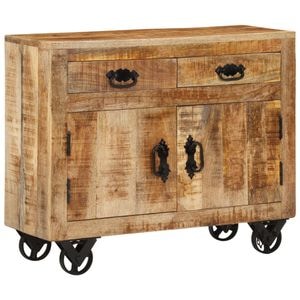 Servanta, vidaXL, 80x30x65 cm, lemn masiv de mango brut