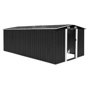 Magazie gradina VIDAXL, otel galvanizat, 257 x 489 x 181 cm, antracit
