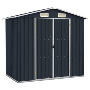 Magazie gradina VIDAXL, otel galvanizat, 205 x 129 x 183 cm, antracit
