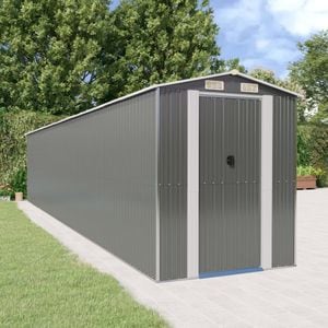 Sopron de gradina, VIDAXL, 23 Kg, 192x1021x223 cm, Otel galvanizat, Gri