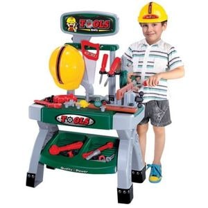 Banc de lucru cu unelte si scule pentru copii, Multicolor, 4 ani+