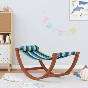 Hamac copii VidaXL, 114 x 45 x 50 cm, multicolor