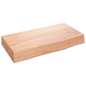 Polita perete , VIDAXL, Lemn masiv, 40x20x6 cm, 35 Kg, Maro