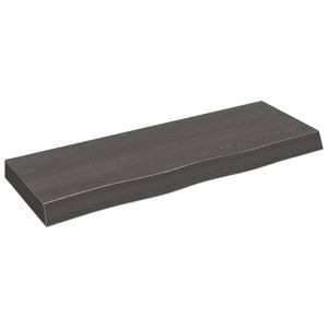 Raft de perete, VIDAXL, Lemn masiv, 80x30x2-6) cm, 69 Kg, Maro