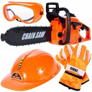Set de unelte de jucarie Power Tools, Portocaliu, 4 ani+