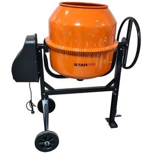 Betoniera CM200L STARMIX, volum cuva 200 litri, putere motor 850W, bobinaj motor cupru, alimentare 230V