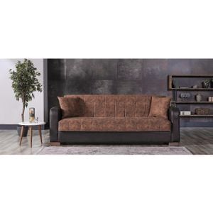 Canapea extensibila, Sani Adel, 230 x 80 x 104 cm, Maro