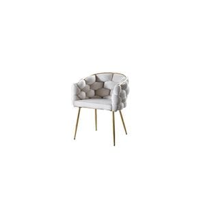 Scaun Living Tapitat KJC15, 80 x 67 x 60 cm, bej