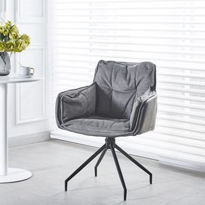 Scaun Living KJC389, 85 x 61 x 61 cm, gri