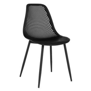 Scaun bucatarie DacEnergy, 37 x 53 x 86 cm, negru