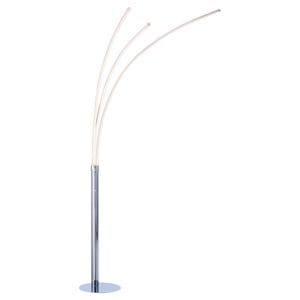 Lampadar LED, 3 becuri, 67W, clasa energetica E, 80x58x215 cm, Argintiu