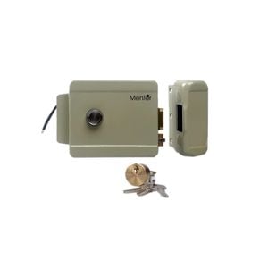 Yala electromagnetica Mentor SY019 cu buton si butuc stanga dreapta universala aplicata bej 12V 150mAh
