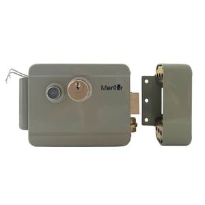 Yala electromagnetica Mentor SY074 cu buton si butuc dublu, stanga dreapta, universala, aplicata, bej, 12V, 150mAh