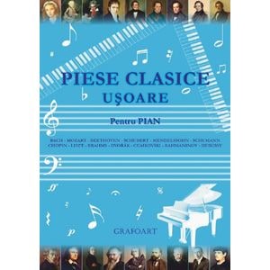 Piese clasice usoare pentru pian