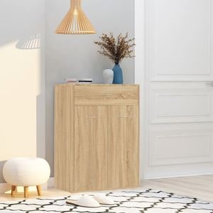 Pantofar, VIDAXL, PAL, 60x35x84 cm, stejar Sonoma