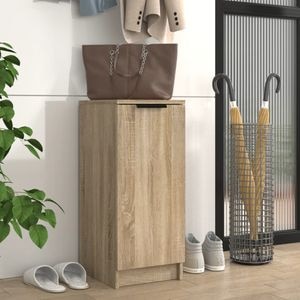 Pantofar, VIDAXL, lemn compozit, 30x35x70 cm, stejar sonoma