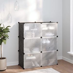 Suport de pantofi, VIDAXL, PP, 84.5 x 31 x 93.5 cm, negru