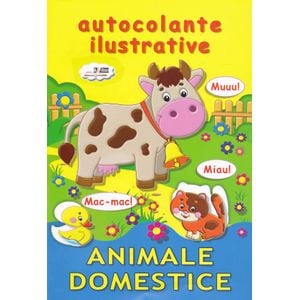 Animale domestice. Autocolante ilustrative