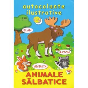 Animale salbatice. Autocolante ilustrative