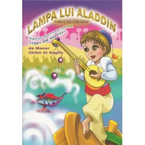 Lampa lui Aladdin - Carte de colorat