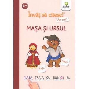Masa si Ursul. Invat sa citesc de mic