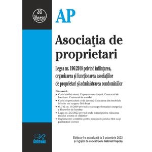 Asociatia de proprietari Act. 3 octombrie 2023