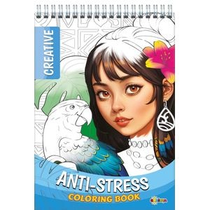 Anti-stress coloring book: Creative