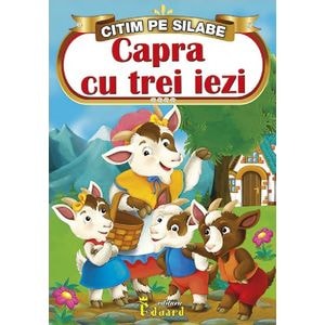 Capra cu trei iezi. Citim pe silabe